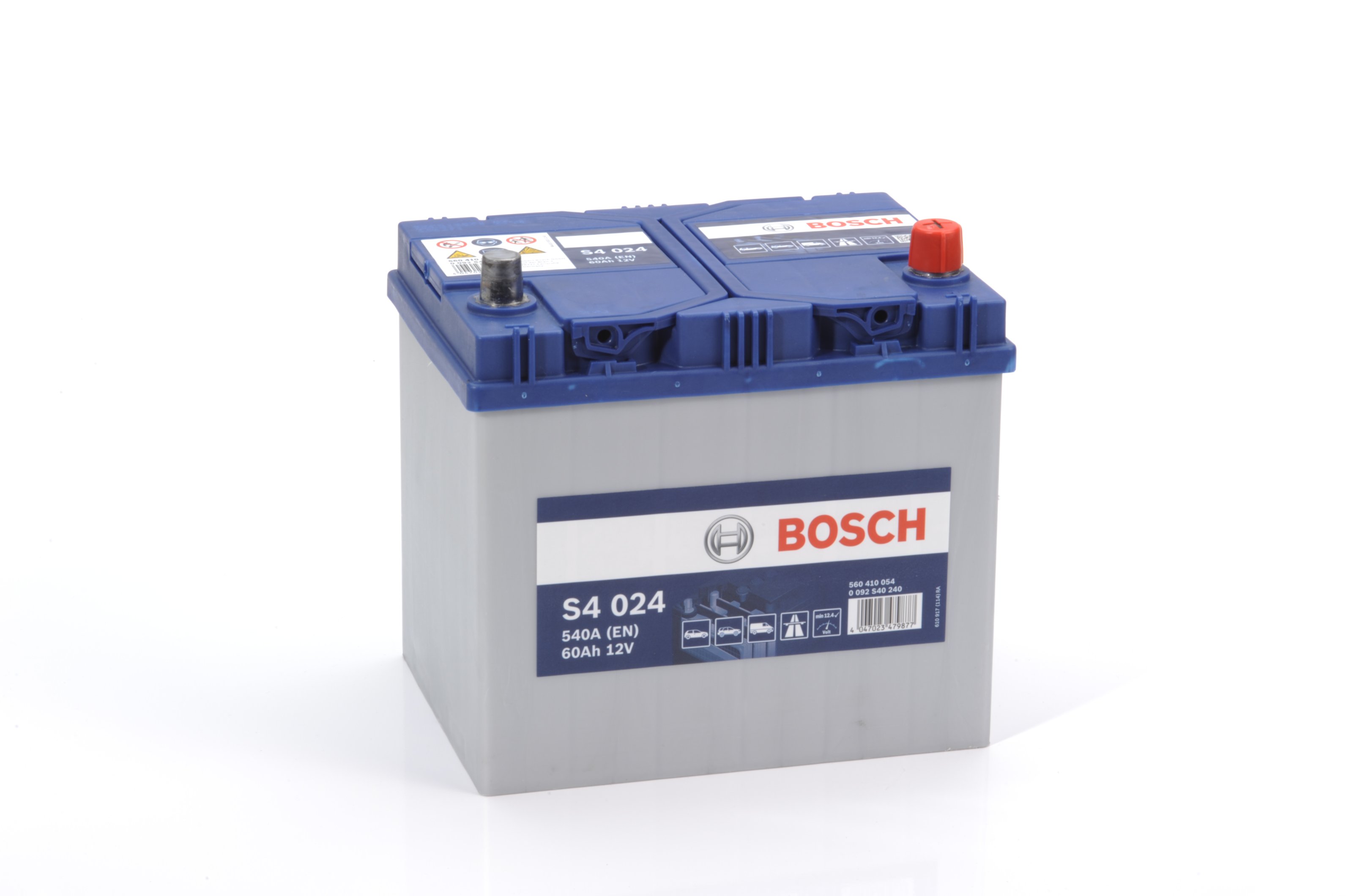 0 092 S40 240 BOSCH Аккумулятор 60Ah  560410   "-  +"  232x173x225